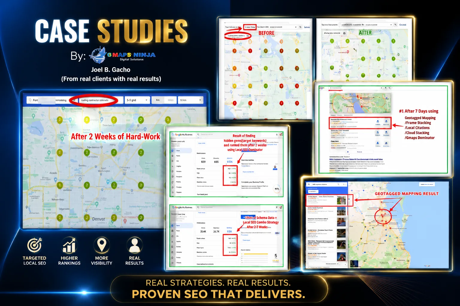 Local SEO Case Study results screenshot