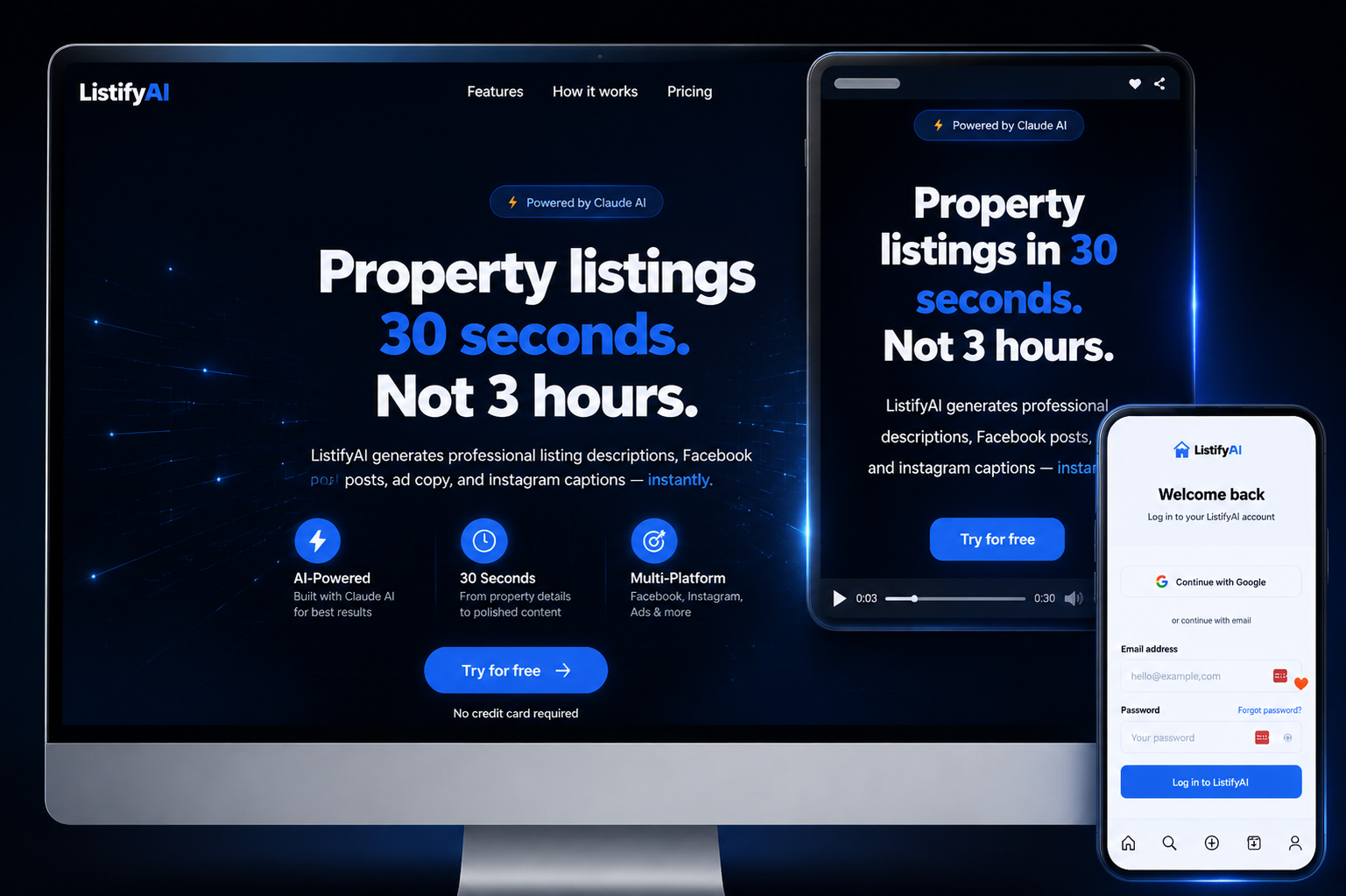 ListifyPH SaaS web app screenshot