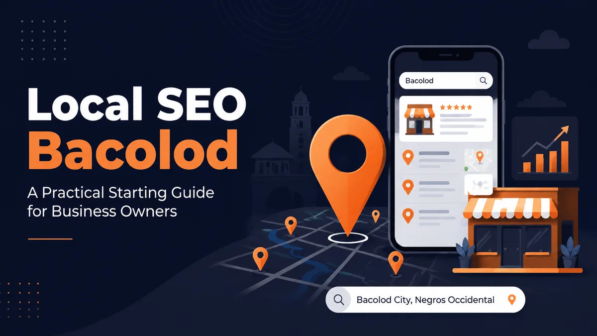 Local SEO guide illustration for Bacolod business owners